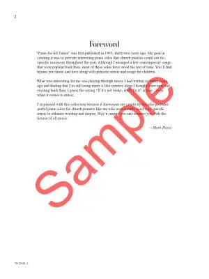 Piano for All Times - Hayes - Piano - Book