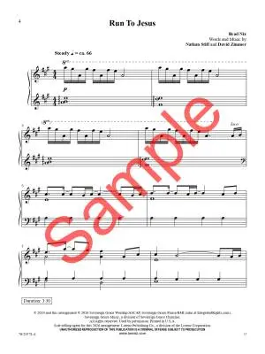 Run to Jesus - Nix - Piano - Book
