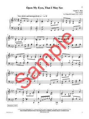 He Hideth My Soul - Bass - Piano - Book