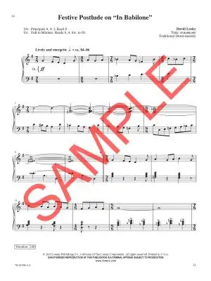 A Treasury of Organ Music for Manuals - Lasky - Organ (2-Staff) - Book