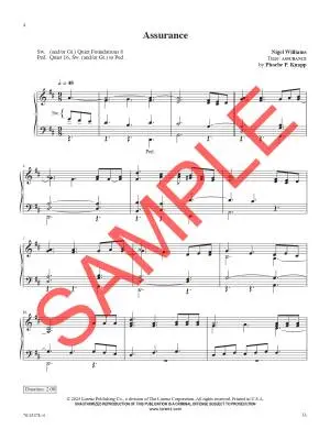 Easiest Hymn Settings - Williams - Organ (2-Staff) - Book