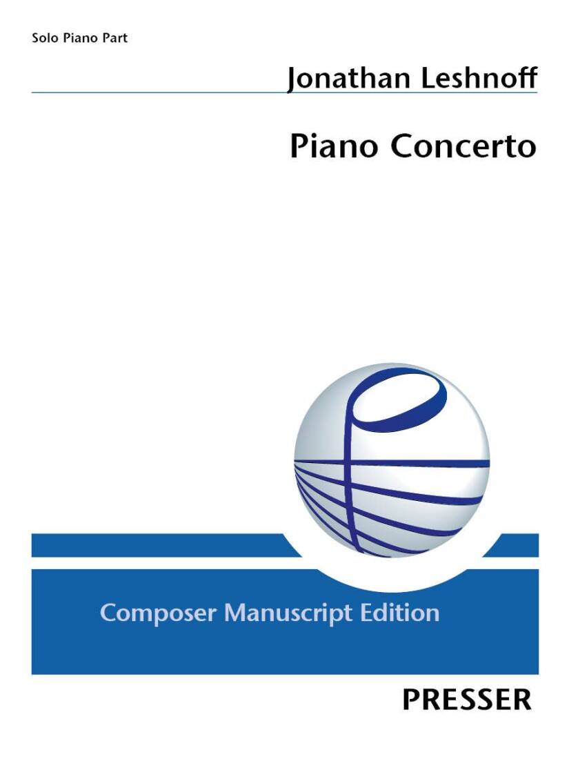 Piano Concerto - Leshnoff - Piano - Sheet