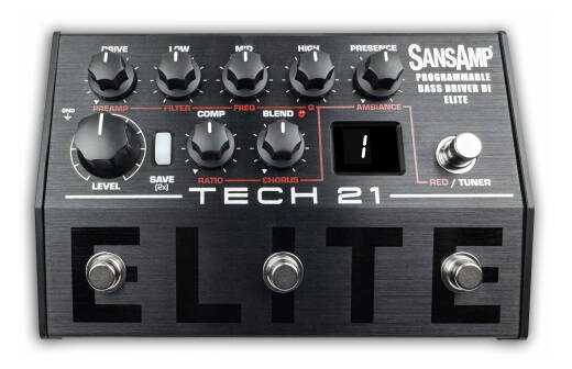 TECH 21 SansAmp Bass D DIとEDEN WTDI Tech 21 Programmable Bass Driver DI Elite | Long & McQuade