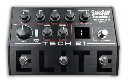 Tech 21 - Programmable Bass Driver DI Elite