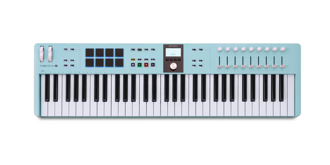 Keylab Essential 61 MK3 Universal MIDI Controller - Aquamarine