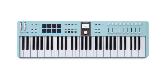 Arturia - Keylab Essential 61 MK3 Universal MIDI Controller - Aquamarine
