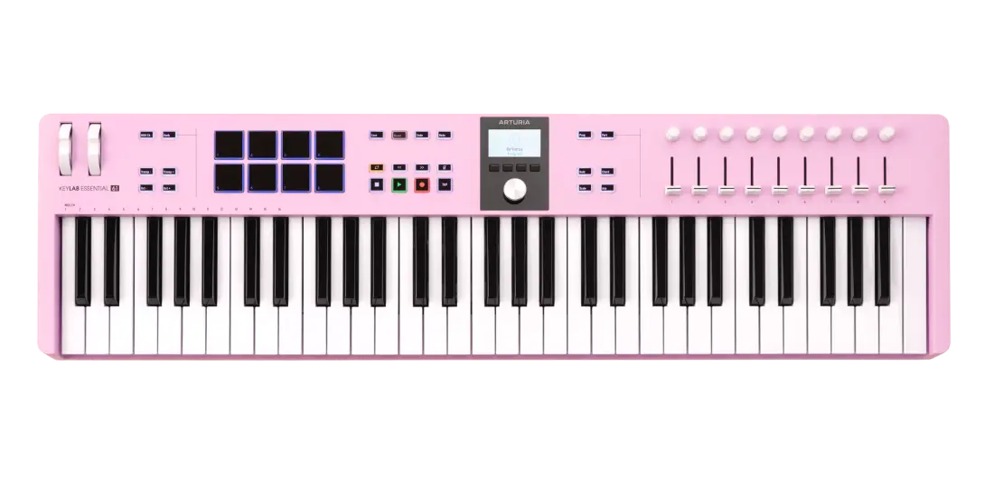 Keylab Essential 61 MK3 Universal MIDI Controller - Rose Quartz