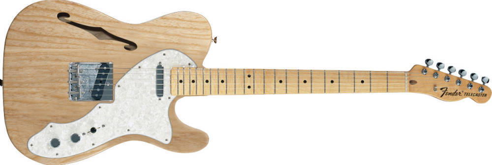 Fender Musical Instruments - Classic Series '69 Telecaster Thinline, Maple  Fingerboard, Natural