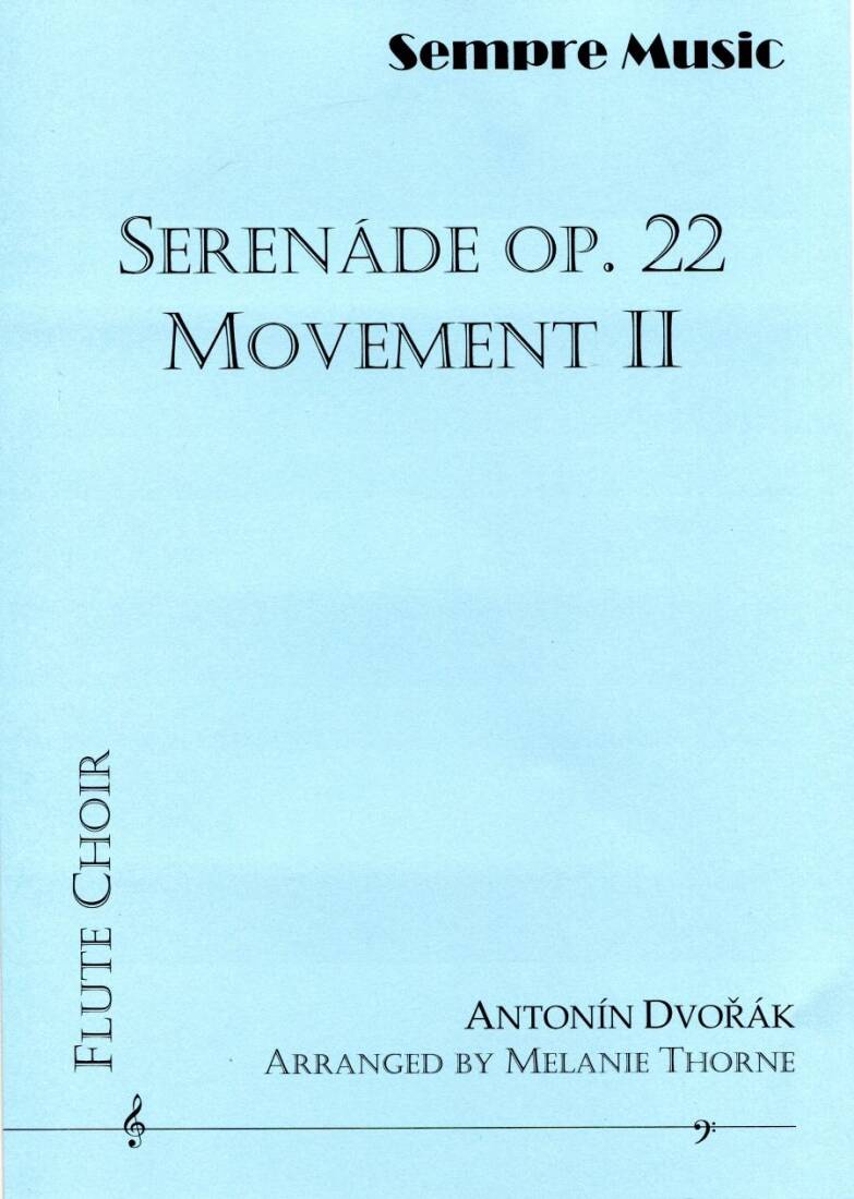 Serenade Op.22 Movement II - Dvorak/Thorne - Flute Ensemble