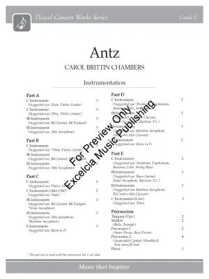 Antz - Chambers - Concert Band (Flex-Band) - Gr. 1