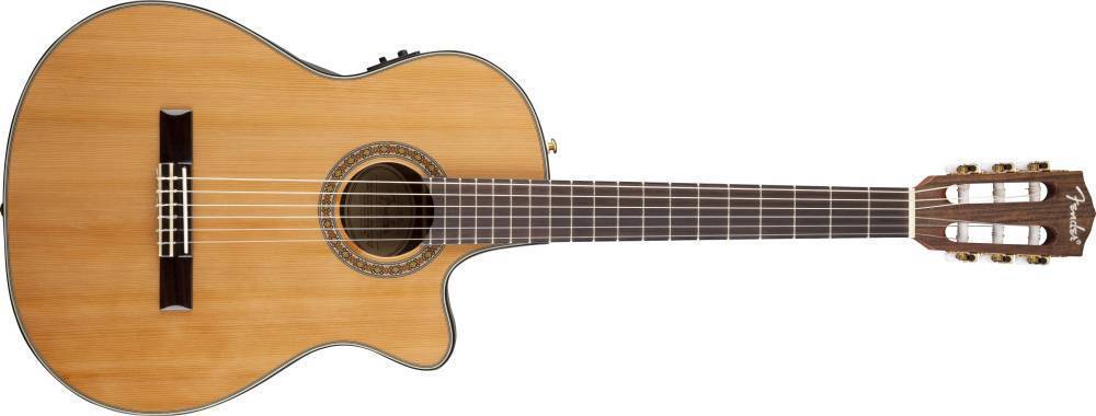 FENDER エレガット CDN-240SCE Fender CN-240SCE Thinline Classical, Solid Top, Rosewood