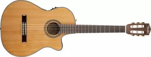 CN-240SCE Thinline Classical, Solid Top, Rosewood Fingerboard, Natural