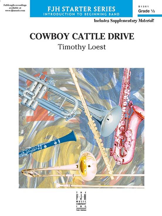 Cowboy Cattle Drive - Loest - Concert Band - Gr. 0.5