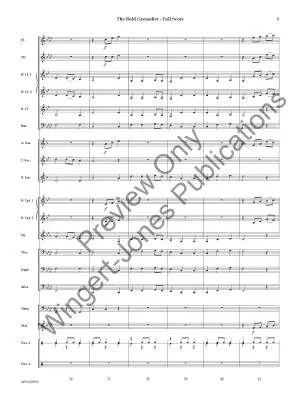 The Bold Grenadier (An English Folk Song) - Milford - Concert Band - Gr. 1.5