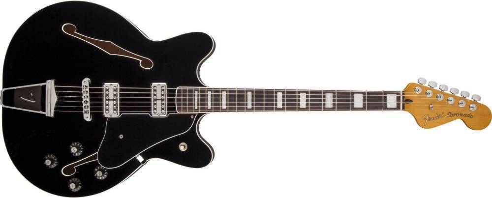 Coronado Guitar, Rosewood Fingerboard, Black