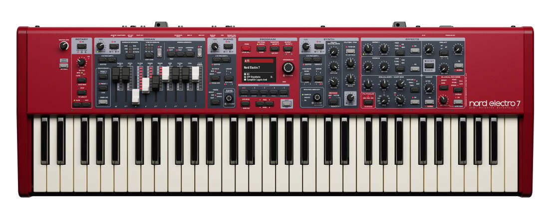 Electro 7 61 - 61 Note Stage Piano with Semi-Weighted Waterfall Keys