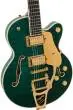 Broadkaster Jr. LX Figured Center Block with String-Thru Bigsby and Gold Hardware, Ebony Fingerboard - Tropic Aura