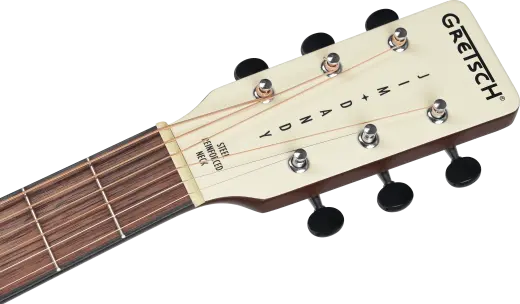 Jim Dandy Parlor LTD, Walnut Fingerboard - Tortoise Pickguard, Vintage White