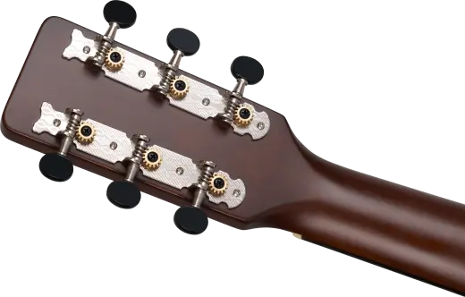 Jim Dandy Parlor LTD, Walnut Fingerboard - Tortoise Pickguard, Vintage White