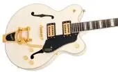 G2622TG Streamliner Center Block Double-Cut with Bigsby LTD and Broad\'Tron BT-3S Pickups - Vintage White