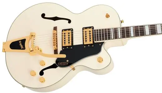 G2420TG Streamliner Hollow Body with Bigsby LTD and Broad\'Tron BT-3S Pickups - Vintage White