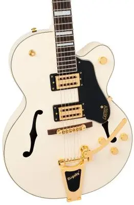 G2420TG Streamliner Hollow Body with Bigsby LTD and Broad\'Tron BT-3S Pickups - Vintage White