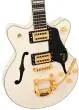 G2655TG Streamliner Center Block Jr. Double-Cut with Bigsby LTD, Laurel Fingerboard - Vintage White
