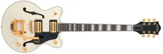 Gretsch Guitars - G2655TG Streamliner Center Block Jr. Double-Cut with Bigsby LTD, Laurel Fingerboard - Vintage White