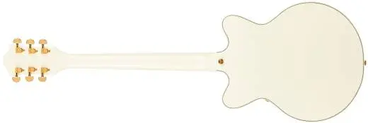 G2655TG Streamliner Center Block Jr. Double-Cut with Bigsby LTD, Laurel Fingerboard - Vintage White