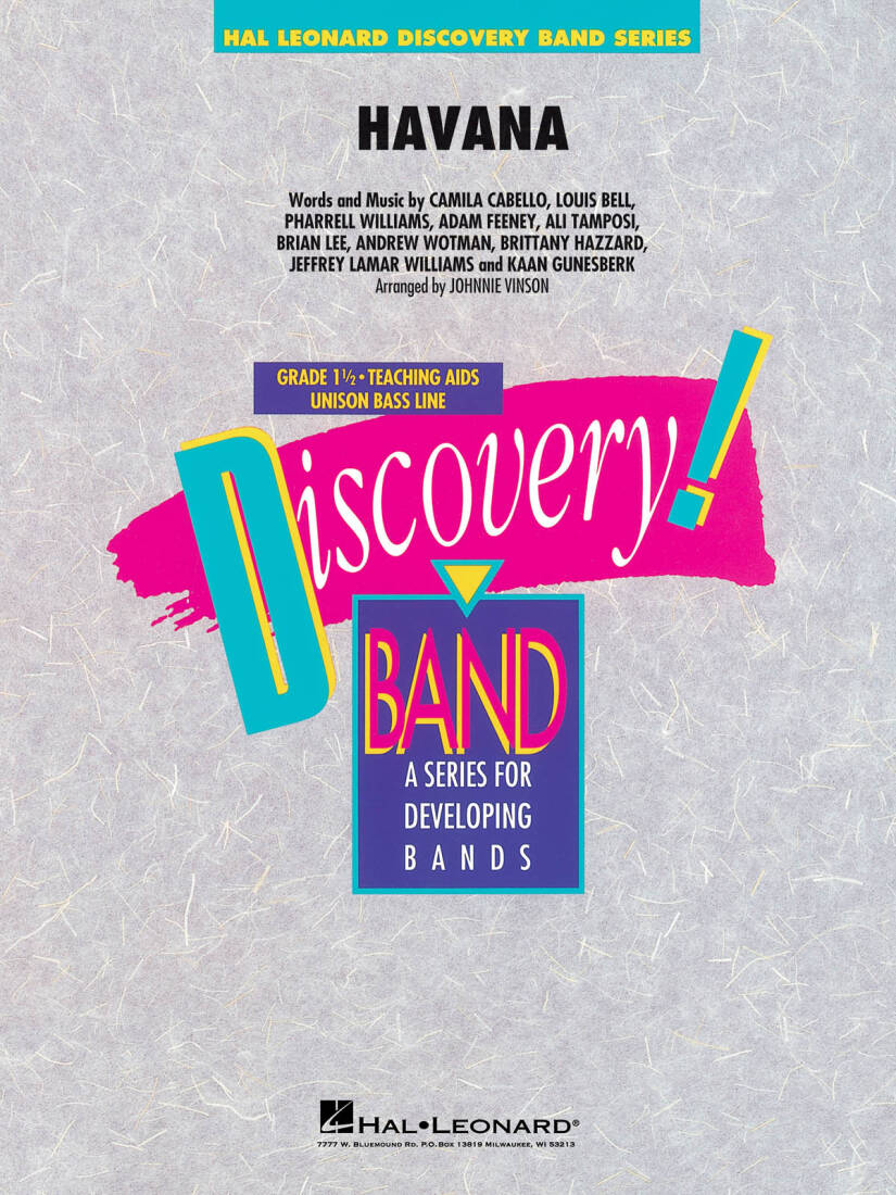 Havana - Cabello/Vinson - Concert Band - Gr. 1.5
