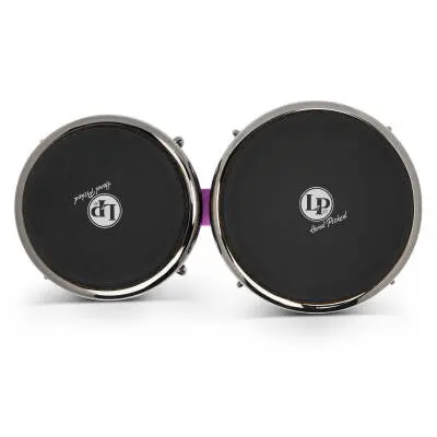 Tony Succar 7-1/4 and 8-5/8\'\' Bongos - Rainbow with Black Nickel Hardware