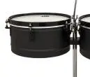 City 13 and 14\'\' Drum Key Timbales with Stand - Black