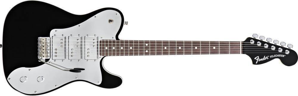 J5 Triple Tele Deluxe - Rosewood Fingerboard, Black