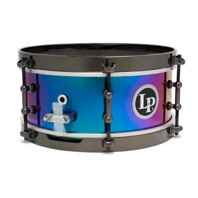 Tony Succar 10\'\' Salsa Snare - Rainbow with Black Nickel Hardware
