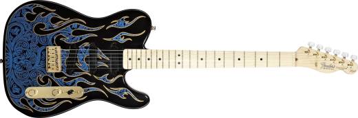 Fender - James Burton Telecaster - Maple Fingerboard - Blue Paisley Flames