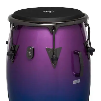 Tony Succar 11-3/4\'\' Conga - Rainbow with Black Nickel Hardware