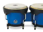 Discovery Bongos 6-1/4\'\'-7-1/4\'\' with Black Hardware - Blue
