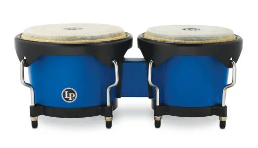Discovery Bongos 6-1/4\'\'-7-1/4\'\' with Black Hardware - Blue