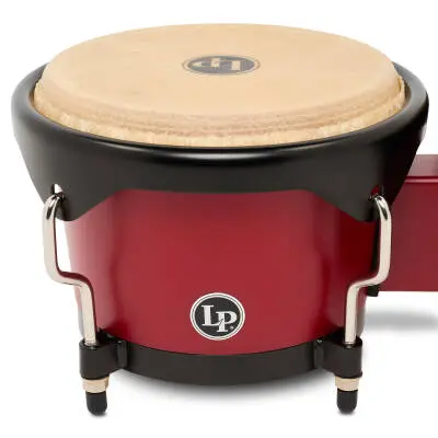 Discovery Bongos 6-1/4\'\'-7-1/4\'\' with Black Hardware - Red