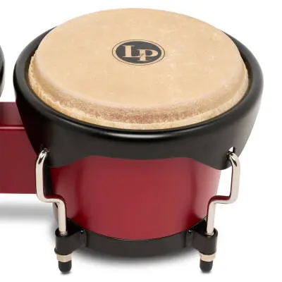Discovery Bongos 6-1/4\'\'-7-1/4\'\' with Black Hardware - Red