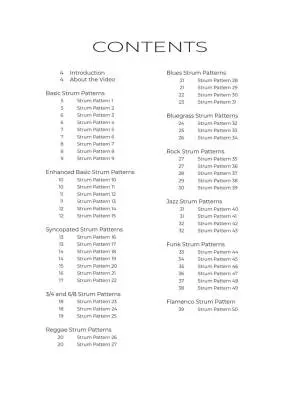 First 50 Strum Patterns You Should Play on Guitar - Boduch - Book/Video Online