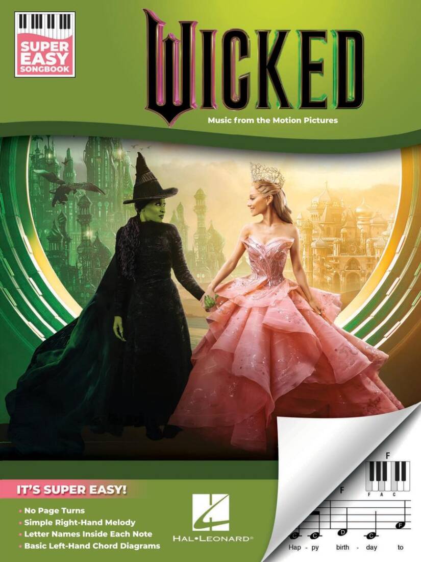Super Easy Songbook: Wicked - Schwartz - Piano - Book