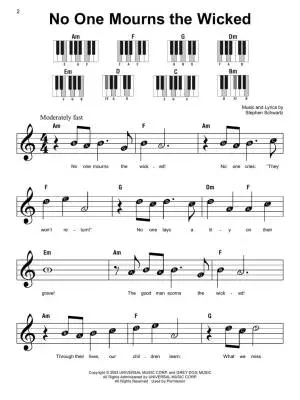 Super Easy Songbook: Wicked - Schwartz - Piano - Book