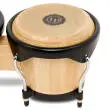 City 6-7 Mango Wood Bongos with Black Hardware - Natural