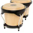 City 6-7 Mango Wood Bongos with Black Hardware - Natural