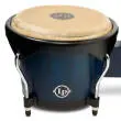 City 6-7 Mango Wood Bongos with Black Hardware - Blue