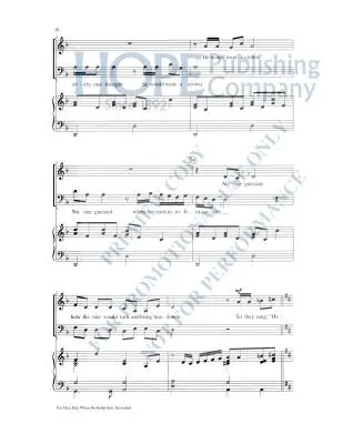 On That Day When He Rode - Beall/Carter - Choral Octavo - 2-Pt Mixed