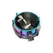 Tony Succar 8\'\' Micro Snare - Rainbow with Black Nickel Hardware