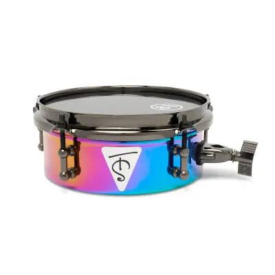 Latin Percussion - Tony Succar 8 Micro Snare - Rainbow with Black Nickel Hardware
