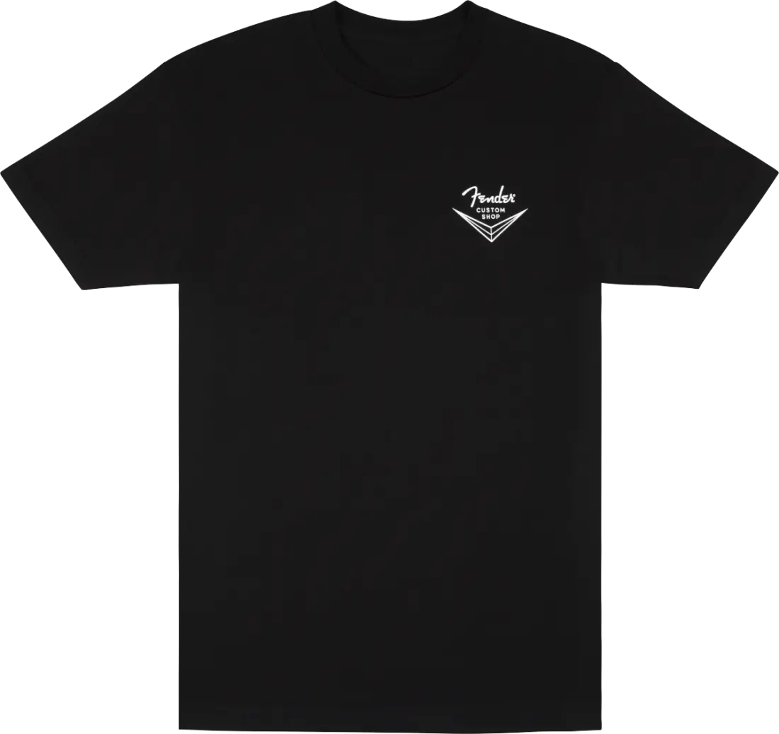 Custom Shop Logo Tee, Black - Large